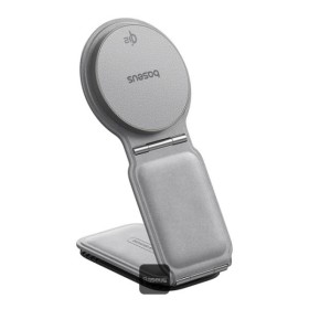 Magnetický držák do auta s bezdrátovým nabíjením Baseus PrimeTrip C02 šedá