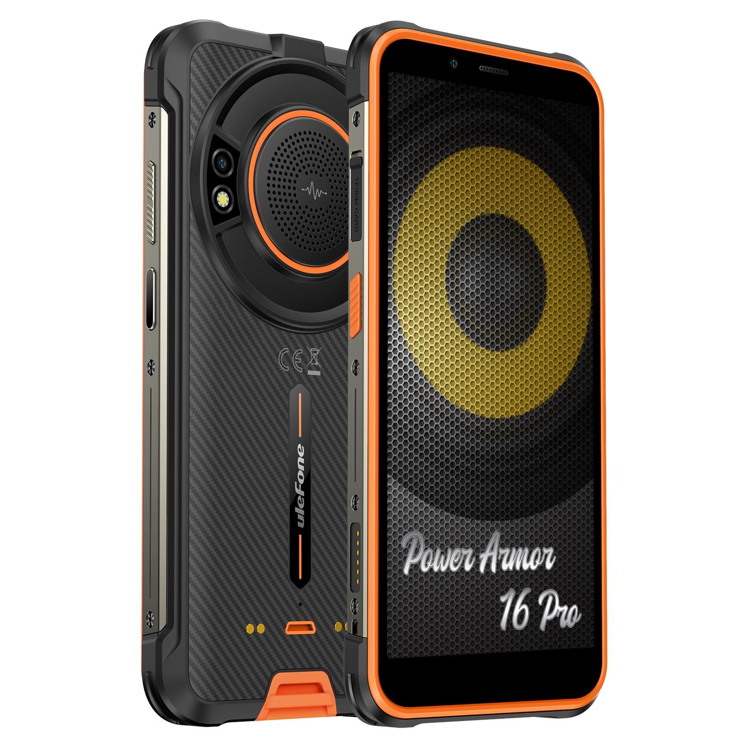 Ulefone Power Armor 16 Pro 4GB/64GB oranžová