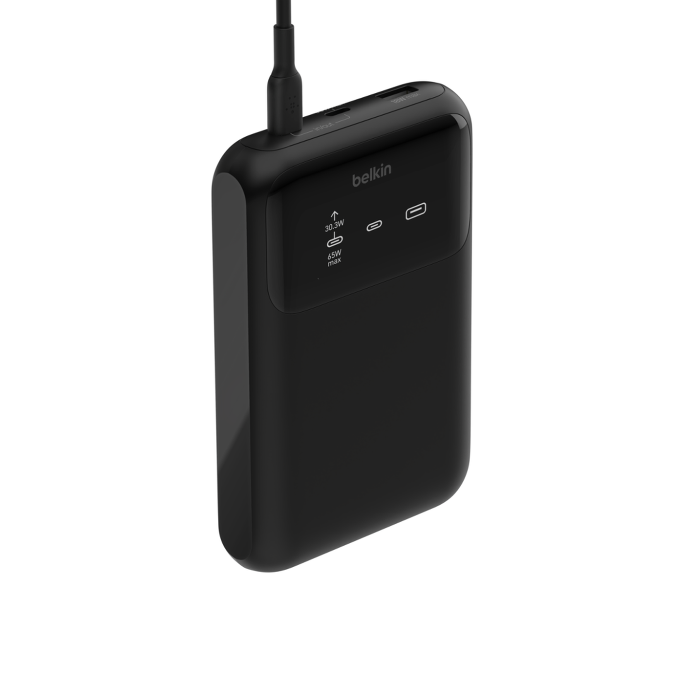 Belkin BOOST CHARGE™ 20000mAh, 65W, s displejem, černá