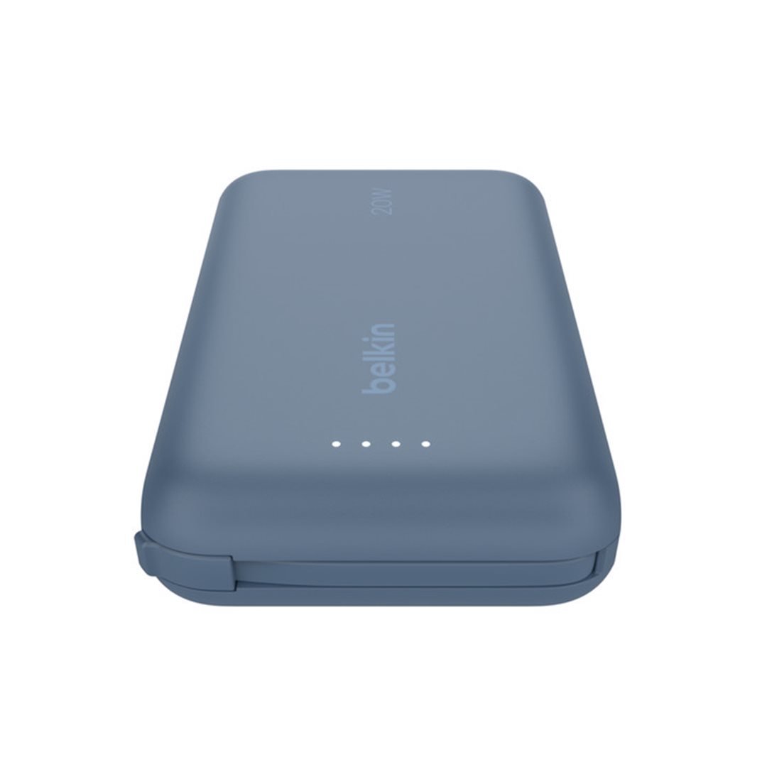 Belkin 10000 mAh, PD 20W, USB-C, modrá