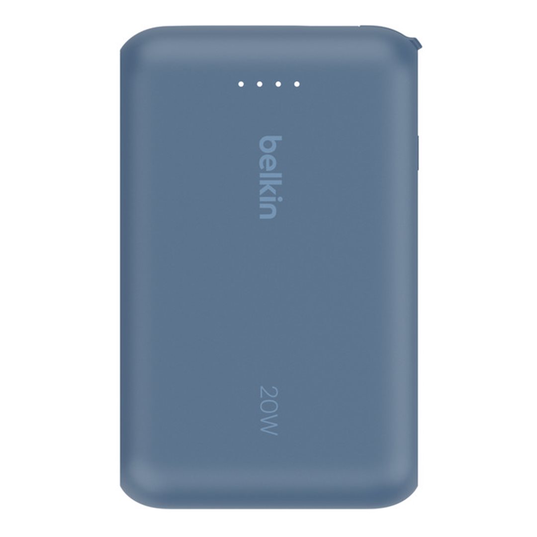 Belkin 10000 mAh, PD 20W, USB-C, modrá