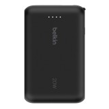 Belkin 10000 mAh, PD 20W, USB-C, černá