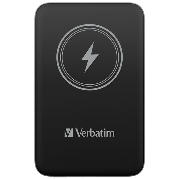 Verbatim Charge 'n' Go, Magnetická, 10000 mAh, USB-C, černá