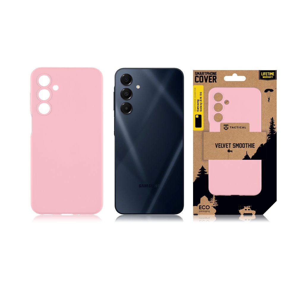 Tactical Velvet Smoothie Kryt pro Samsung Galaxy A16 4G/5G Pink Panther