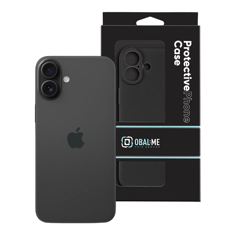 OBAL:ME Matte TPU Kryt pro Apple iPhone 16 Plus Black