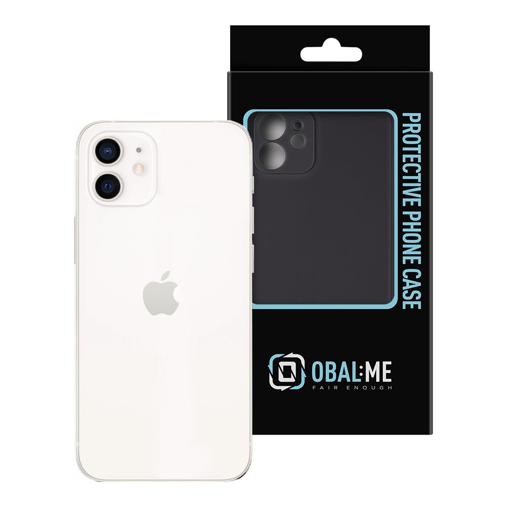 OBAL:ME Matte TPU Kryt pro Apple iPhone 12 Black