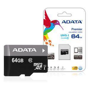 Paměťová karta MicroSDXC 64 GB Adata Class 10