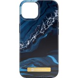 FORCELL F-PROTECT Mirage case compatible with MagSafe for IPHONE 15 Plus ocean marble