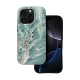 FORCELL F-PROTECT Mirage, Military Drop-Tested case compatible with MagSafe for IPHONE 16 PRO green marble