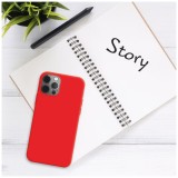 Zadní pogumovaný kryt FIXED Story pro Xiaomi Redmi Note 14 5G, červený