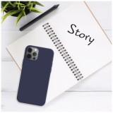 Zadní pogumovaný kryt FIXED Story pro Xiaomi Redmi Note 14 5G, modrý