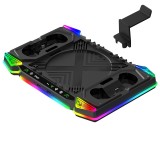 Multifunkční nabíjecí RGB stojan iPega XBX025S s chlazením pro Xbox