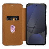 FOLIO Side Magnet book case for SAMSUNG A36 brown