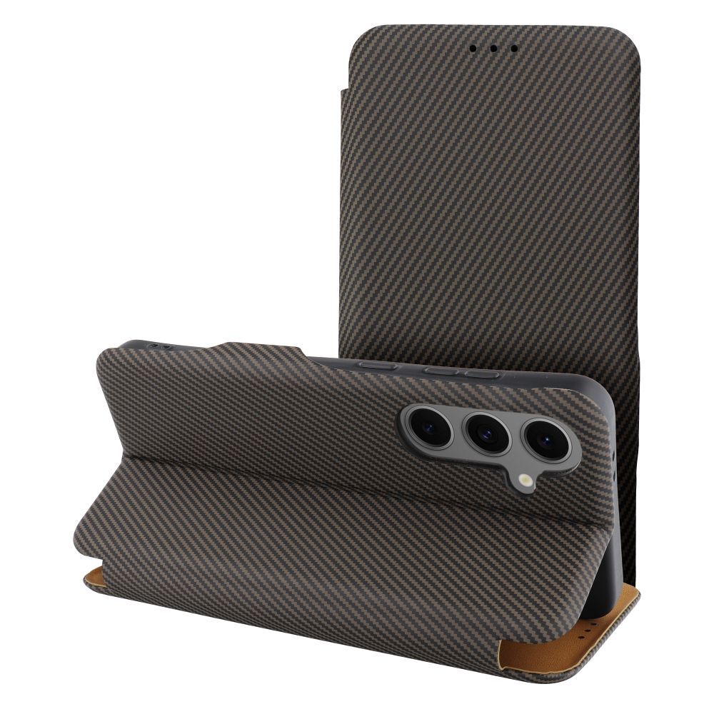 FOLIO Side Magnet book case for SAMSUNG A26 brown