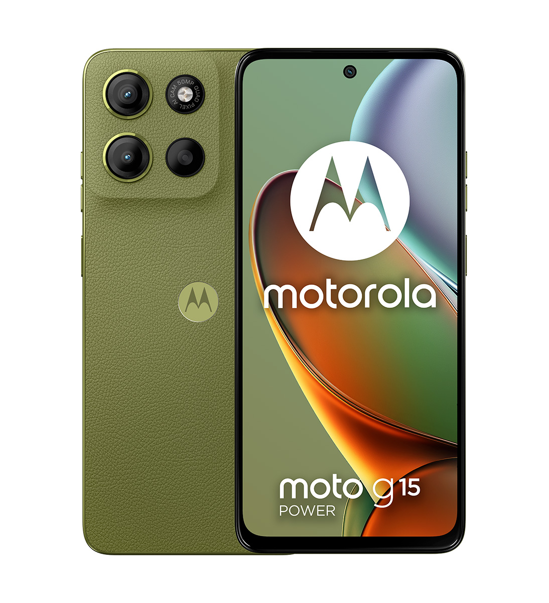 Motorola Moto G15 Power 8GB/256GB Iguana Green (Vegan Leather)