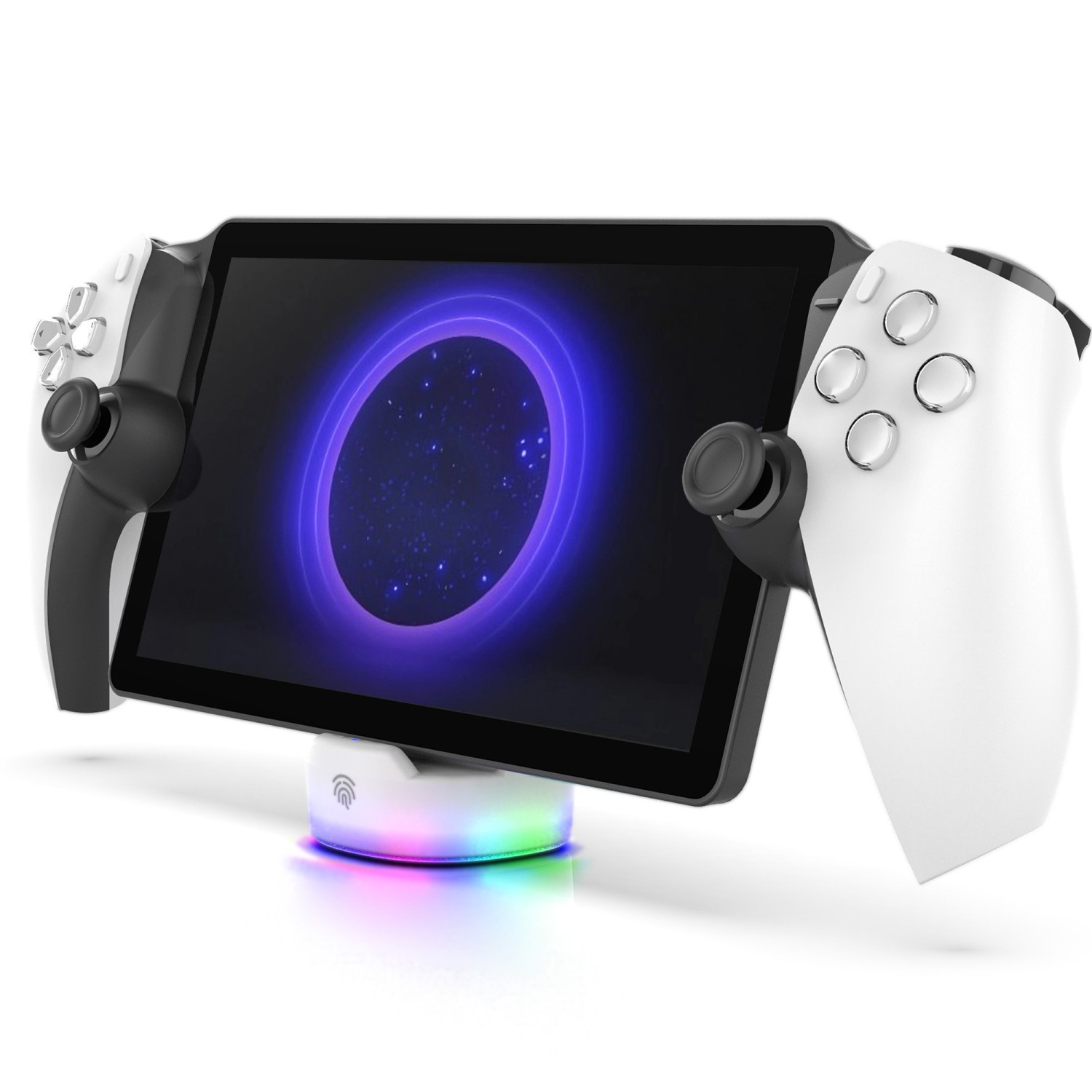 Magnetický Nabíjecí Stojan iPega P5P25 Mini pro Playstation Portal Remote Player bílá