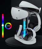 iPega P5V001 Multifunkční Nabíjecí Stojan pro PS VR2