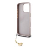 Guess 4G Charm Zadní Kryt pro iPhone 16 Pro Max Tone on Tone Pink