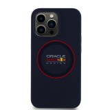 Red Bull Silicone Red Ring MagSafe Zadní Kryt pro iPhone 13 Pro Navy