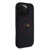 Red Bull PU Leather Red Ring MagSafe Zadní Kryt pro iPhone 16 Pro Max Navy