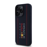 Red Bull Silicone Vertical Logo MagSafe Zadní Kryt pro iPhone 16 Pro Max Navy