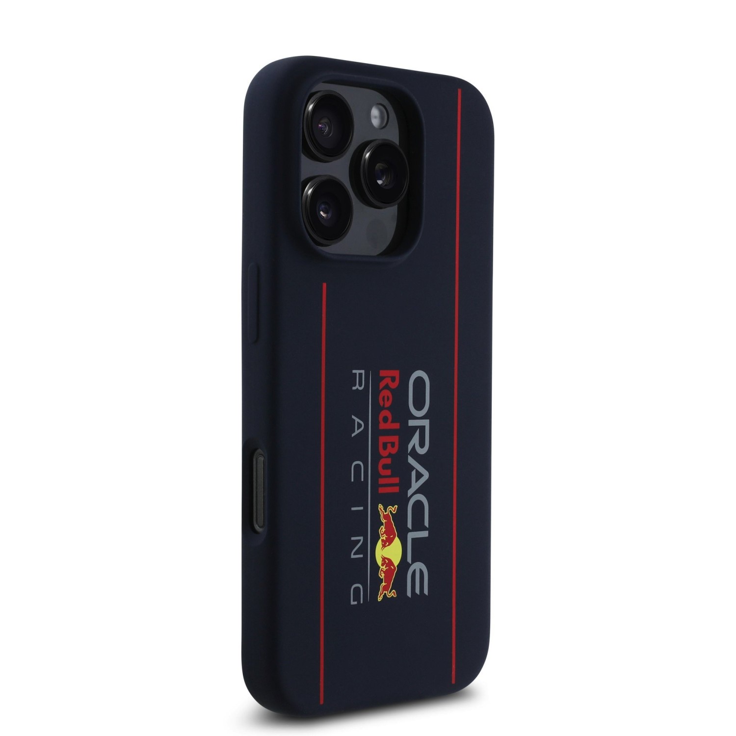 Red Bull Silicone Vertical Logo MagSafe Zadní Kryt pro iPhone 16 Pro Max Navy