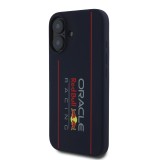 Red Bull Silicone Vertical Logo MagSafe Zadní Kryt pro iPhone 16 Navy