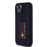 Red Bull Silicone Vertical Logo MagSafe Zadní Kryt pro iPhone 15 Navy