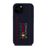 Red Bull Silicone Vertical Logo MagSafe Zadní Kryt pro iPhone 15 Navy