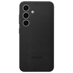 Zadní kryt z veganské kůže pro Samsung Galaxy S25+ EF-VS936PBEGWW, černá