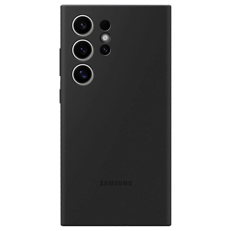 Silikonový zadní kryt pro Samsung Galaxy S25 Ultra EF-PS938CBEGWW, černá