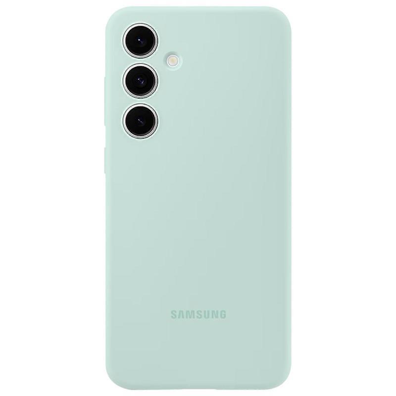 Silikonový zadní kryt pro Samsung Galaxy S25 EF-PS931CMEGWW, mátová