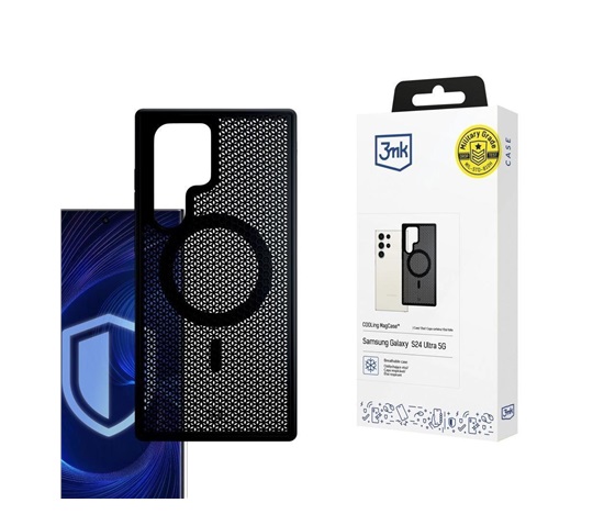 Zadní kryt 3mk COOLing MagCase pro Samsung Galaxy S25+, černá