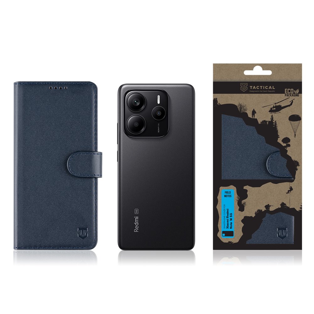 Flipové pouzdro Tactical Field Notes pro Samsung Galaxy A36 5G, modrá