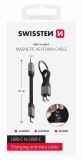 Magnetický Swissten Keychain kabel USB-C/USB-C 9,7 cm