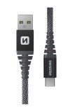 Swissten Kevlar USB/USB-C 1,5m antracit