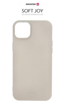 Zadní kryt Swissten Soft Joy pro Apple iPhone 15 Pro Max, kamenně šedá