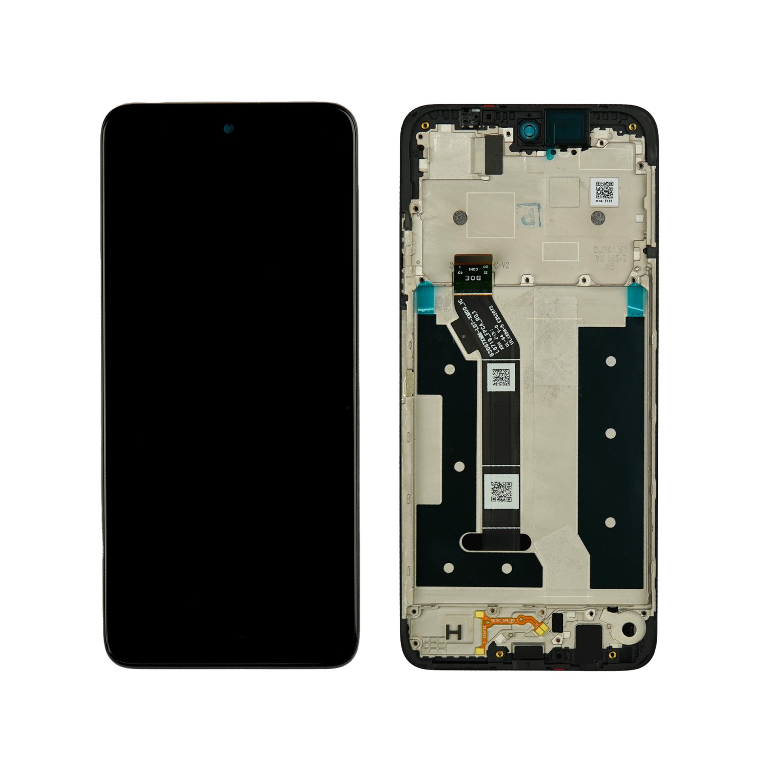 LCD display + dotyk + přední kryt pro Motorola Moto G35, black