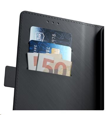 Flipové pouzdro 3mk Wallet Case pro Xiaomi Redmi 13C 5G, černá