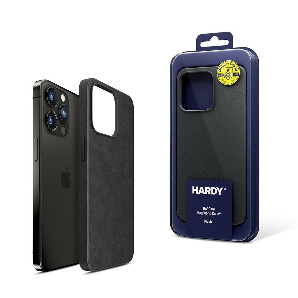 Zadní ochranný kryt 3mk HARDY MagFabric Case pro Apple iPhone 15, black