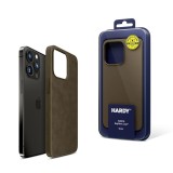 Zadní ochranný kryt 3mk HARDY MagFabric Case pro Apple iPhone 15, taupe