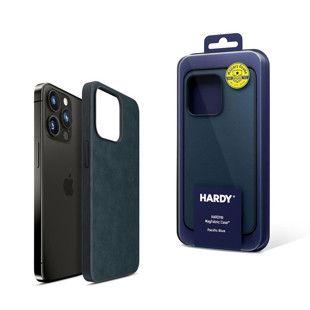 Zadní ochranný kryt 3mk HARDY MagFabric Case pro Apple iPhone 15, pacific