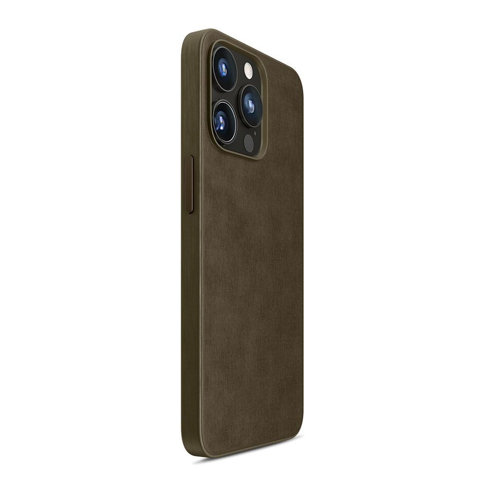 Zadní ochranný kryt 3mk HARDY MagFabric Case pro Apple iPhone 15 Pro, taupe