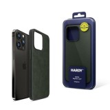 Zadní ochranný kryt 3mk HARDY MagFabric Case pro Apple iPhone 15 Pro Max, evergreen