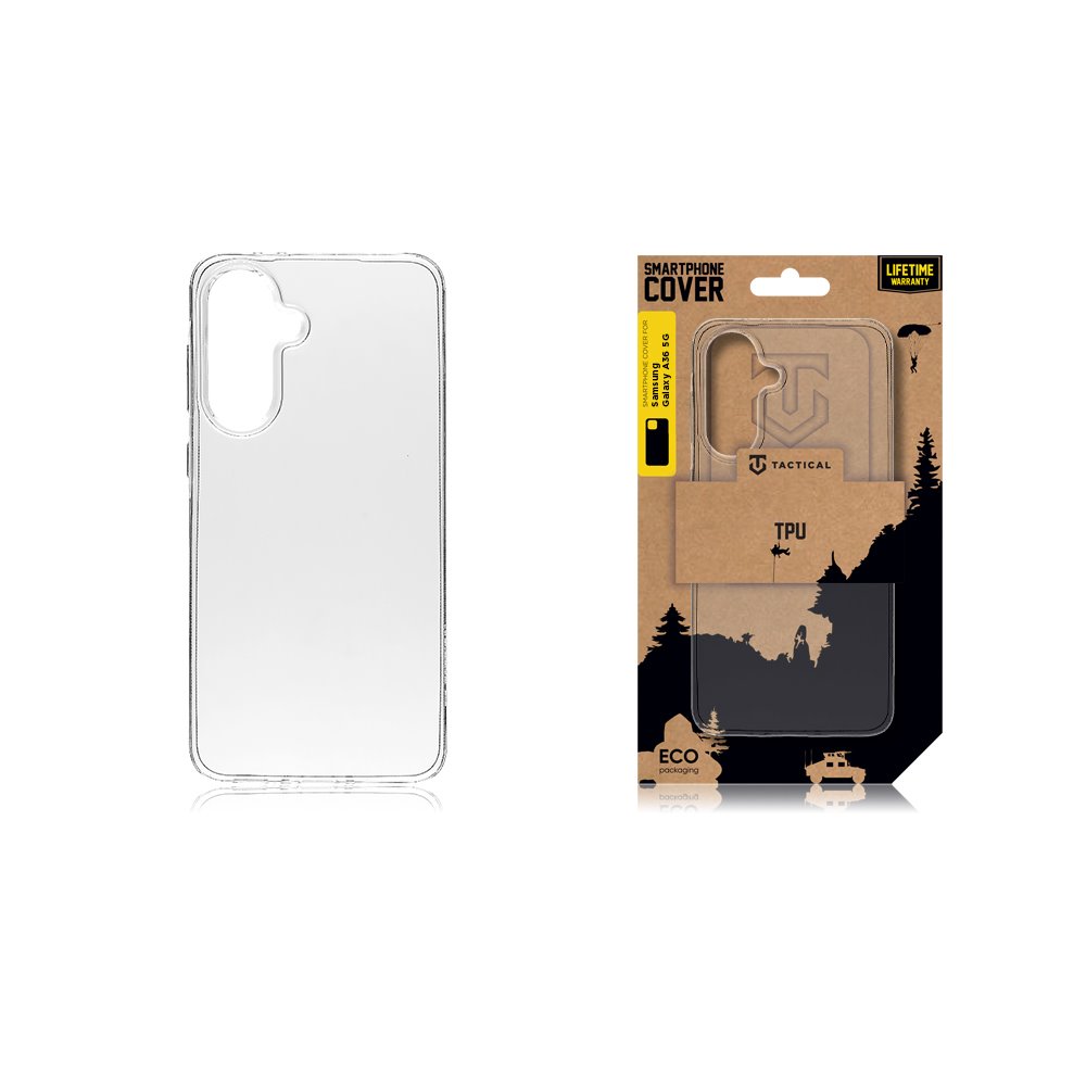 Tactical TPU Kryt pro Samsung Galaxy A36 5G Transparent