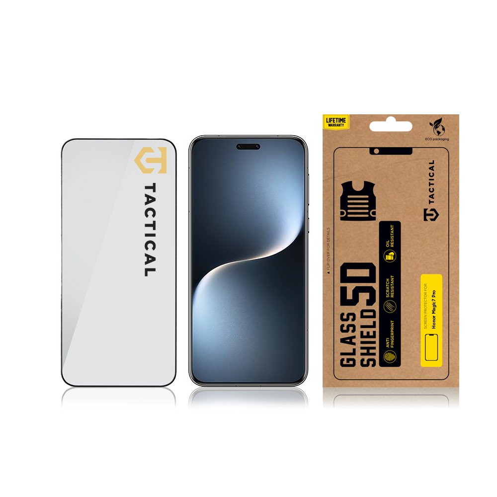 Tactical Glass Shield 5D sklo pro Honor Magic7 Pro Black 