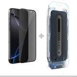 Tvrzené sklo Nillkin 0.25mm Guardian 2.5D pro Apple iPhone 16 Pro, černá (s aplikátorem)