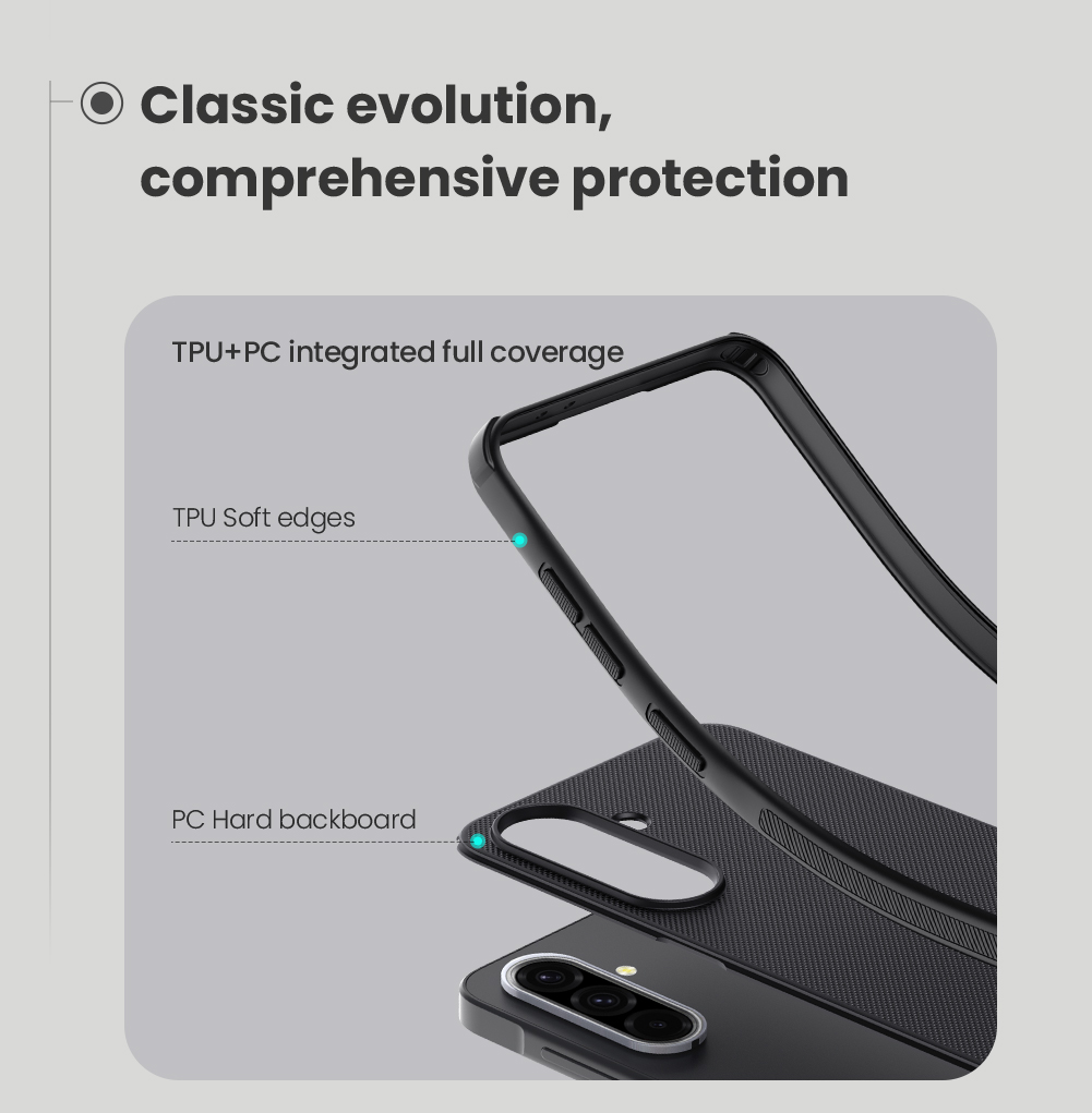 Nillkin Super Frosted PRO Magnetic Zadní Kryt pro Samsung Galaxy A36 5G Black