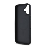 Guess PU Grained Magnolia MagSafe Zadní Kryt pro iPhone 16 Black