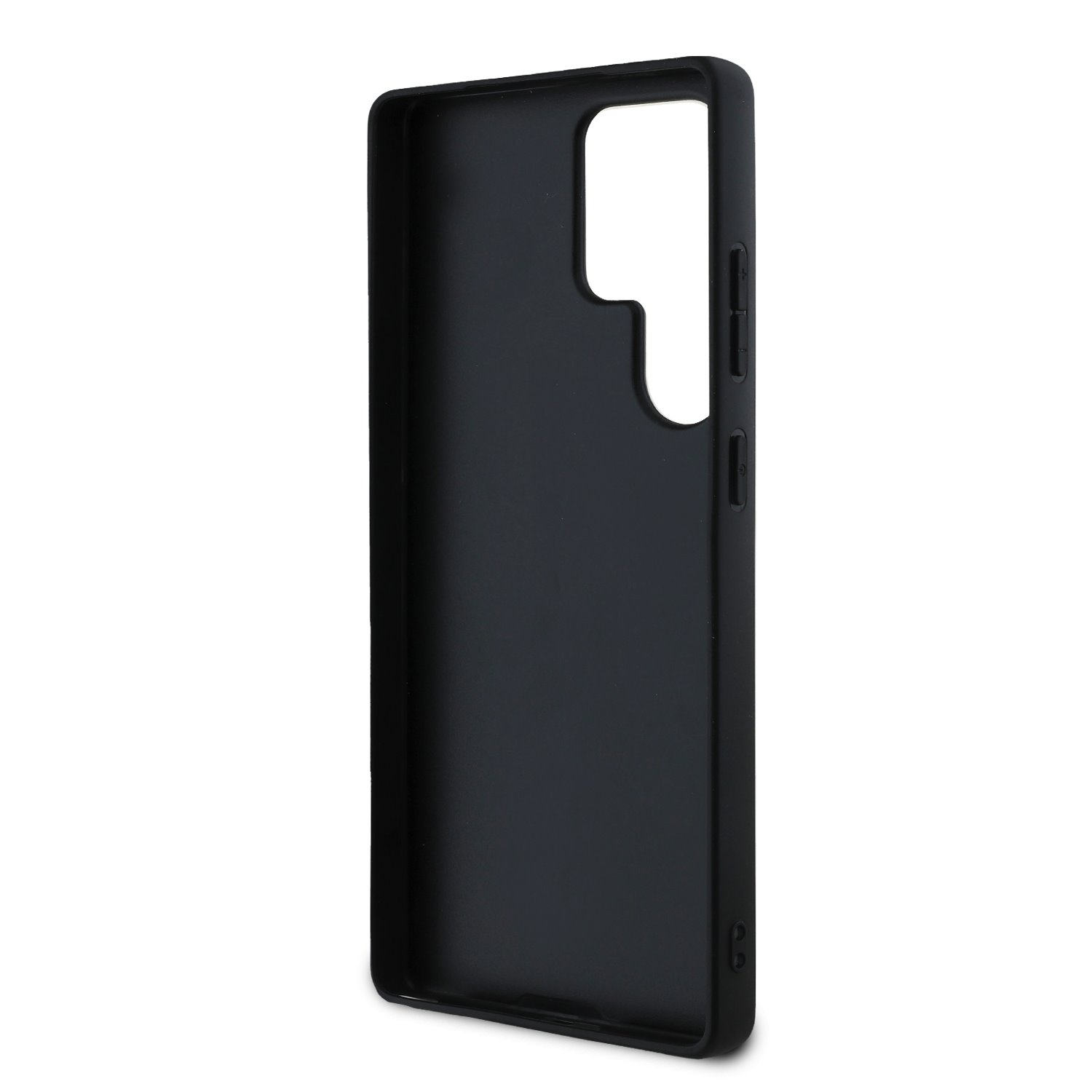 Guess PU Grained 4G Metal Logo Zadní Kryt pro Samsung Galaxy S25 Ultra Black